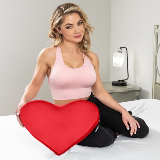 Liberator Heart Wedge - Heart-Shaped Intimacy Pillow (Red)