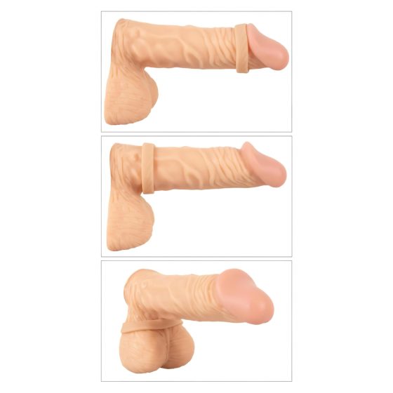 You2Toys 4in1 - Adjustable Penis & Testicle Ring Set (Natural-Black)