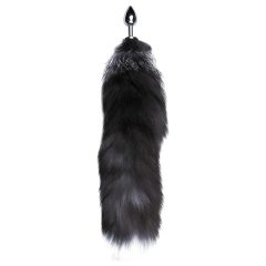 Alive Anal Pleasure - Medium Silver Fox Tail Anal Plug