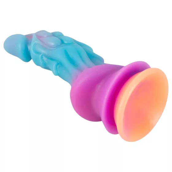 Beasty Cocks - Extraterrestrial Silicone Dildo (Blue-Orange)