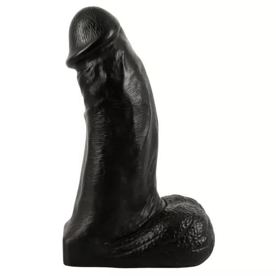 Realistixxx Real Giant - 22 cm Black Dildo with Balls