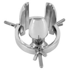 Fetish - metal anal dilator (silver)