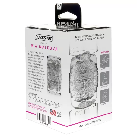 Fleshlight Quickshot Mia Malkova - travel masturbator