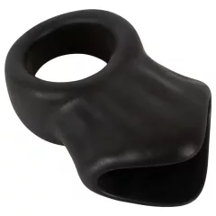 Erecto - Black Penis Ring with Ball Stretcher