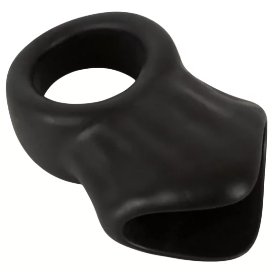 Erecto - Black Penis Ring with Ball Stretcher