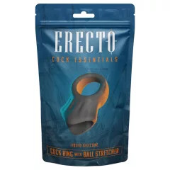 Erecto - Black Penis Ring with Ball Stretcher
