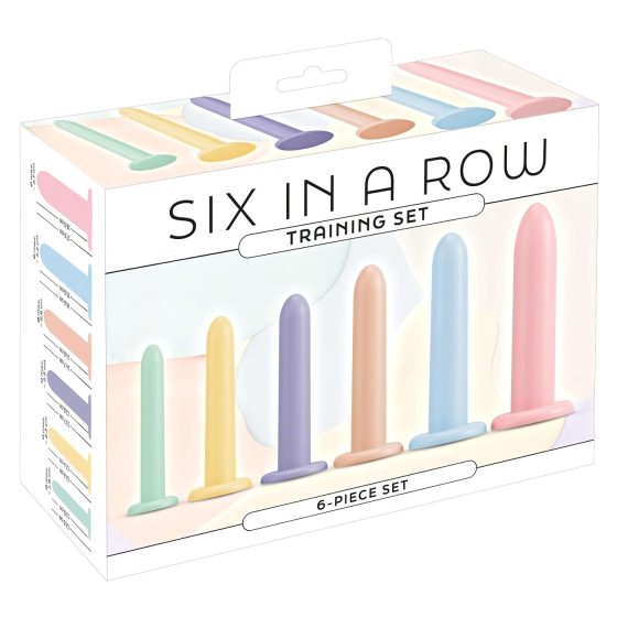 Six in a Row - Vibrant Dildo Trainer Set (6 Pieces)