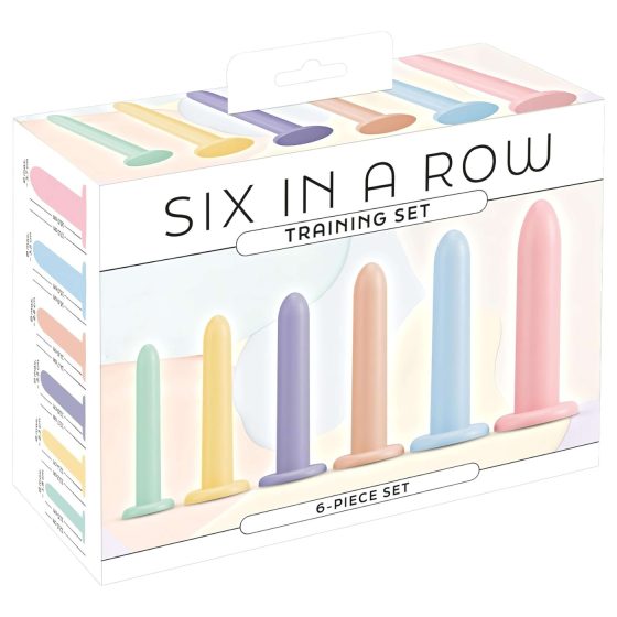Six in a Row - Vibrant Dildo Trainer Set (6 Pieces)