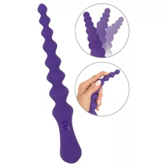You2Toys - Purple Flexible Beaded Anal Dildo