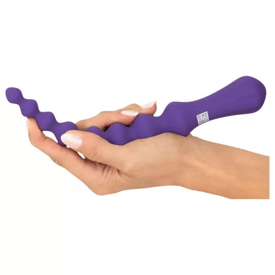 You2Toys - Purple Flexible Beaded Anal Dildo