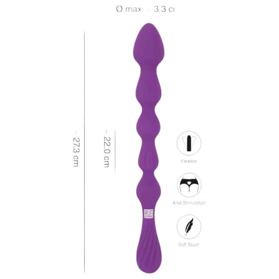 You2Toys - Curved & Flexible Anal Dildo - (Purple)
