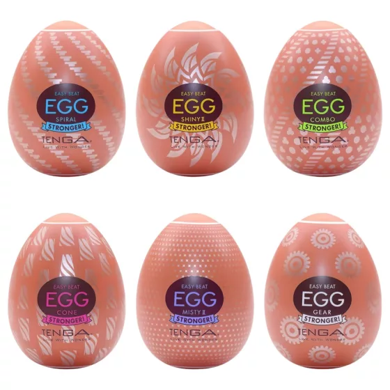 TENGA - Stronger Egg Masturbator Set - Pack of 6