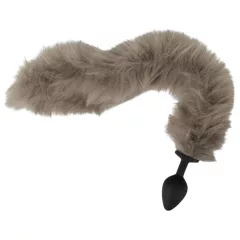 You2Toys - Silicone Anal Plug with Tail (Gray)