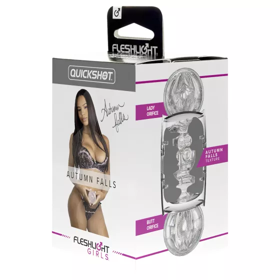 Fleshlight Quickshot Autumn Falls - Travel Masturbator (Transparent)