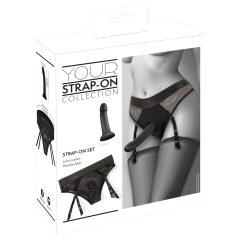 You2Toys - strap-on dildo with harness (black)