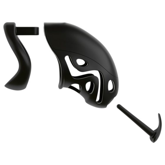 You2Toys - Black Cock Cage with Penis Plug