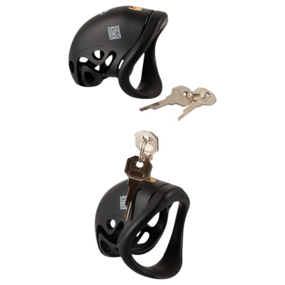 You2Toys - penis cage with penis plug (black)