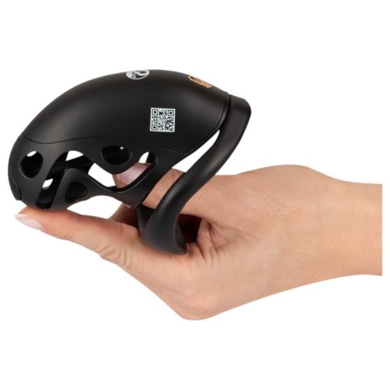 You2Toys - Black Cock Cage with Penis Plug