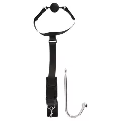 Bad Kitty - Bondage Set with Anal Hook and Gag (Black)