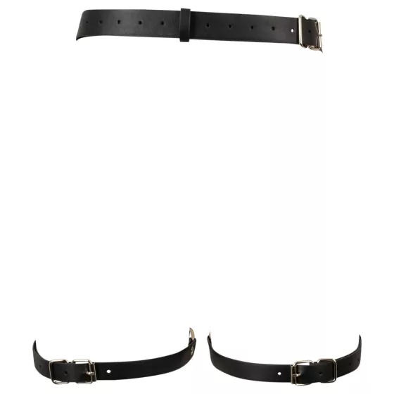 Bad Kitty - open harness with cuffs (black)