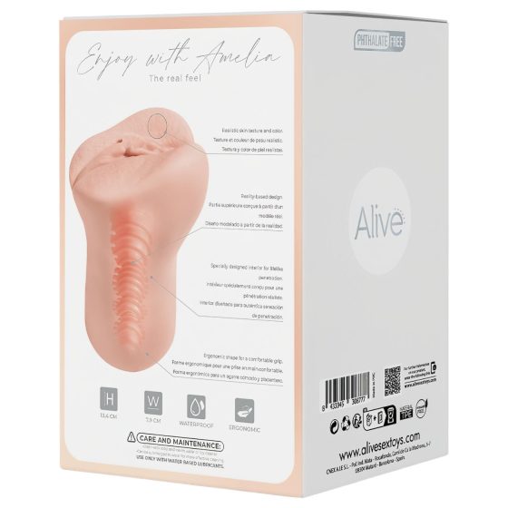 Alive Amelia S - Natural Male Masturbator