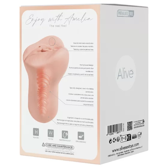 Alive Amelia S - Natural Male Masturbator
