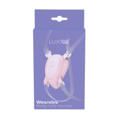 Luxury Strap-On Harness for Clitoral Vibrator (White)