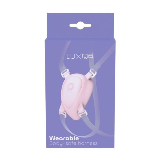 Luxury Strap-On Harness for Clitoral Vibrator (White)