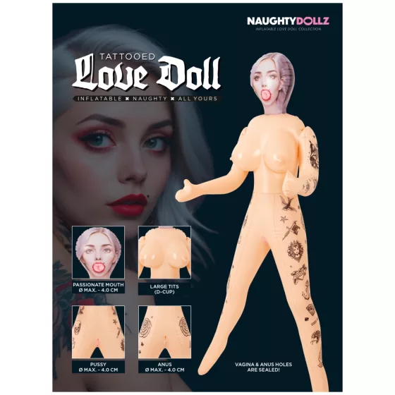 You2Toys - inflatable tattooed sex doll