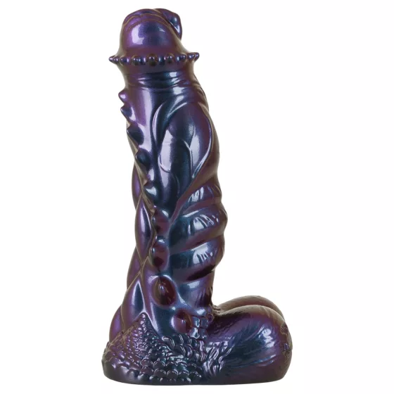 Beasty Cocks Tech-Zilla Bang - suction cup monster dildo (purple)