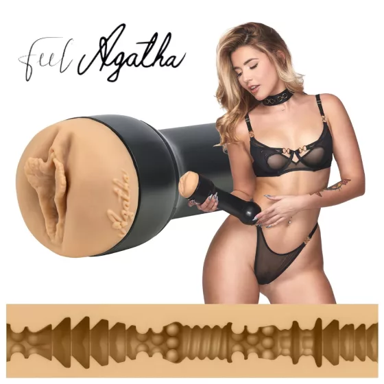 Kiiroo Agatha Vega - RealFeel Pleasure Sleeve - PowerBlow Compatible (Natural)