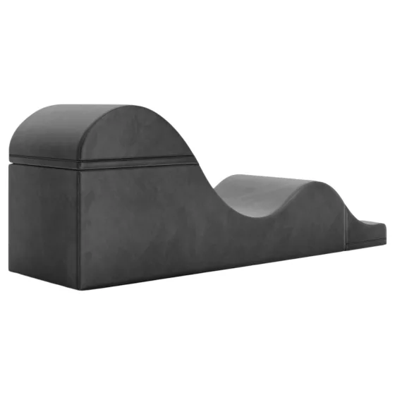 Liberator Aria Flip Chaise - versatile tantra sofa furniture - 3-piece (black)