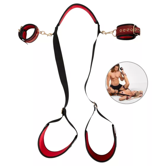 Bad Kitty - Thigh Garter Restraint Set (Black)