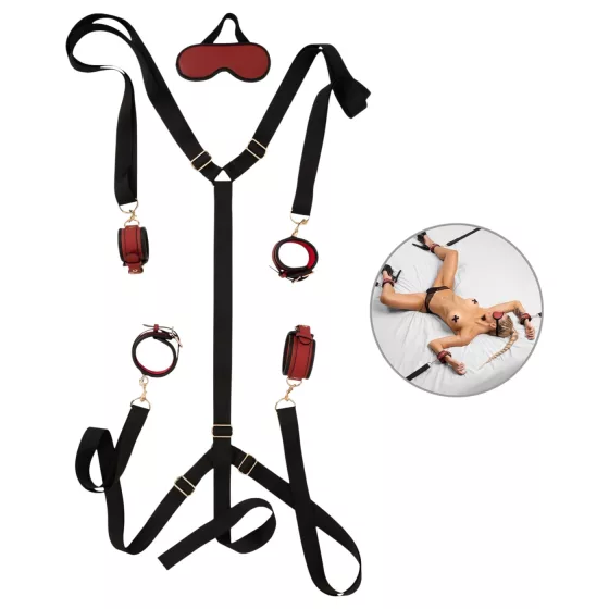 Bad Kitty - Bed Restraint Set (Black)