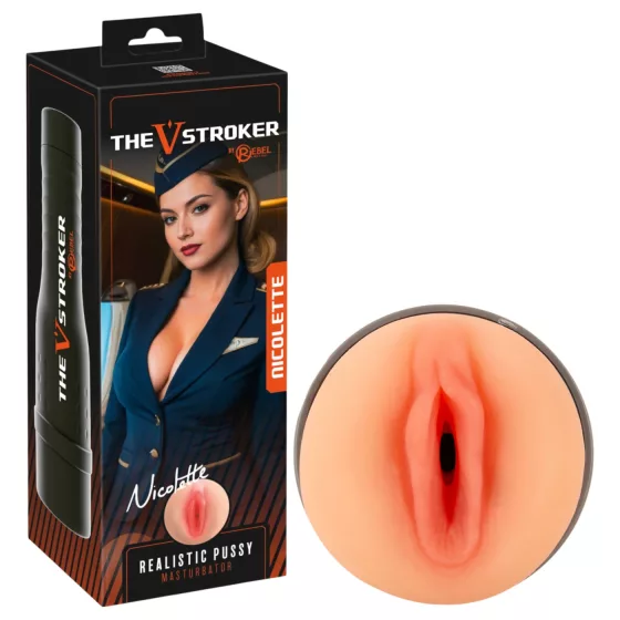 Rebel The V-Stroker Nicolette - lifelike vagina masturbator (flesh-coloured)