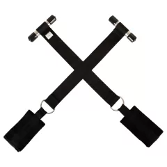 Bad Kitty - over-the-door wrist restraint set (black)