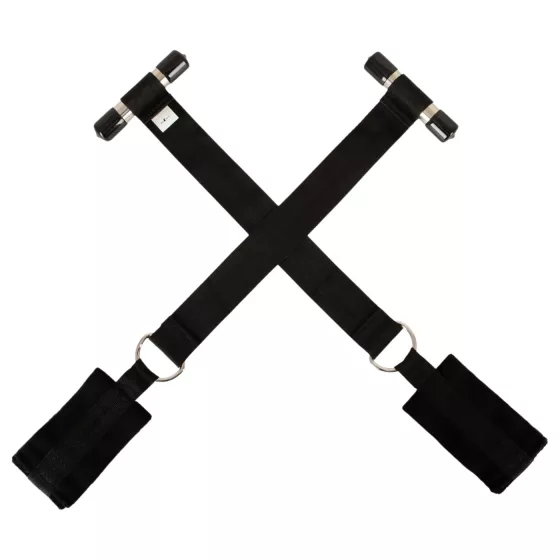 Bad Kitty - over-the-door wrist restraint set (black)