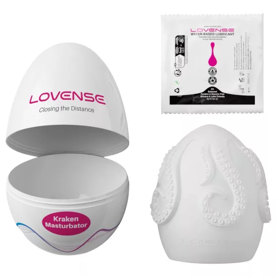 Lovense Kraken - masturbation egg - 1 pc (white)