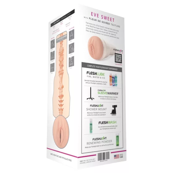 Fleshlight Eve Sweet Fleur De Soirée - lifelike vagina masturbator