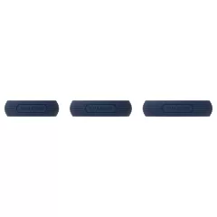   Svakom Triooo - soft silicone penis ring set (blue) - set of 3