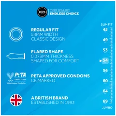 EXS Regular - condoms 54 mm (pack of 12)
