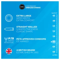 EXS Magnum - condoms 60 mm (pack of 12)