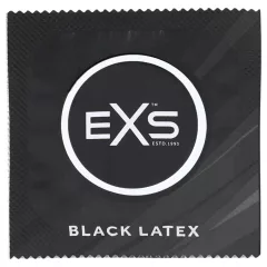 EXS Black - Black Latex Condoms (12 pack)
