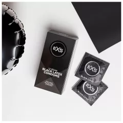 EXS Black - Black Latex Condoms (12 pack)