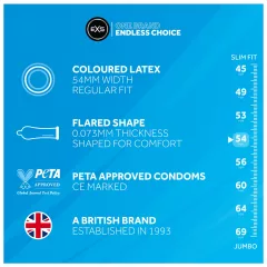 EXS Black - Black Latex Condoms (12 pack)