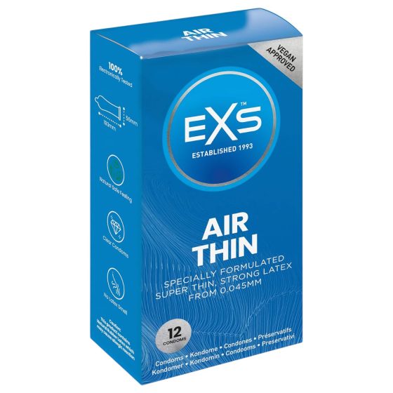 EXS Air Thin - Ultra Thin Latex Condoms (12 Pack)