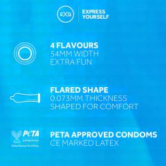 EXS Mixed - Condoms - Assorted Flavors (12 Pack)