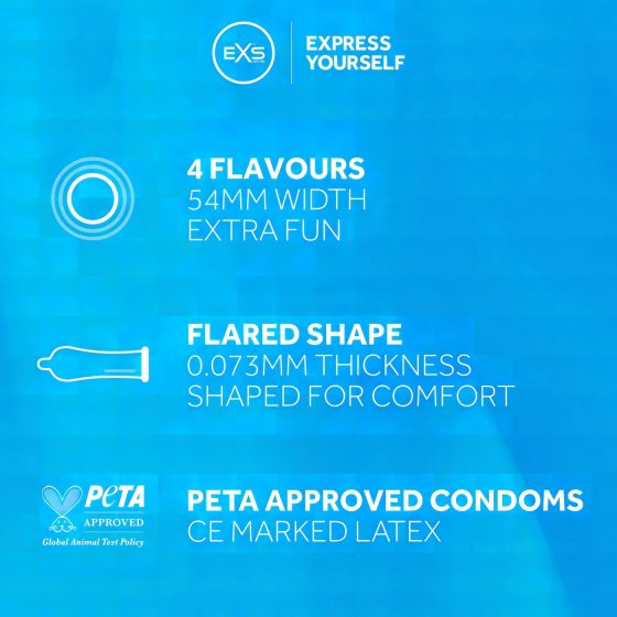 EXS Mixed - Condoms - Assorted Flavors (12 Pack)