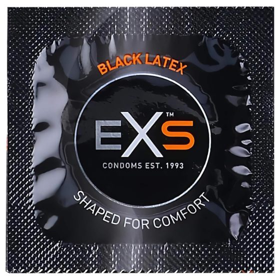 EXS Black - Latex Condoms - Black (100-pack)