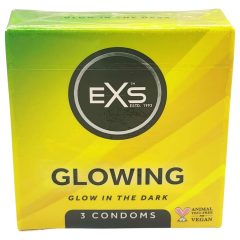 EXS Glow - Luminous Condoms (Pack of 3)
